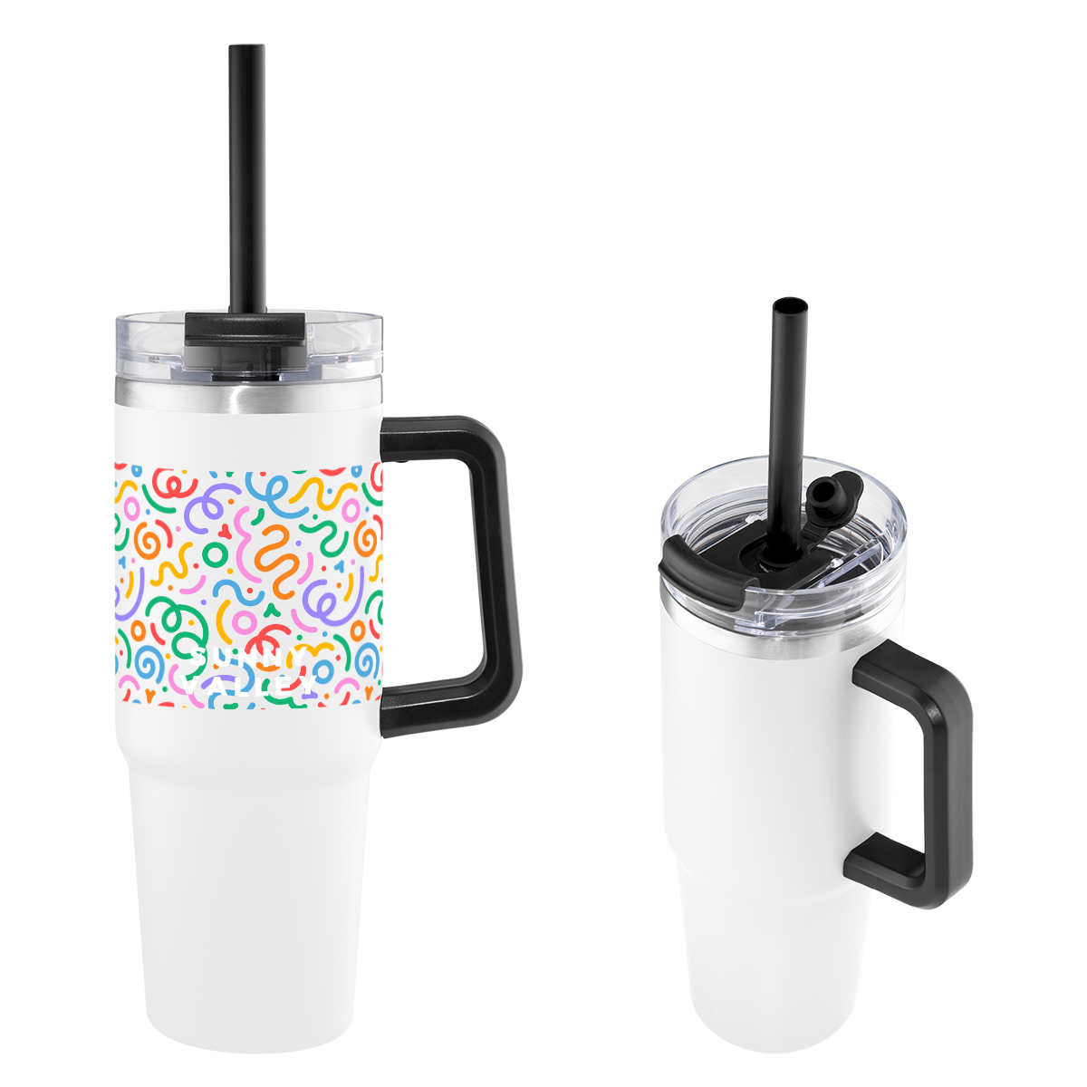 Picture of 30 Oz. Full Color Intrepid Recycled Stainless Steel Tumbler