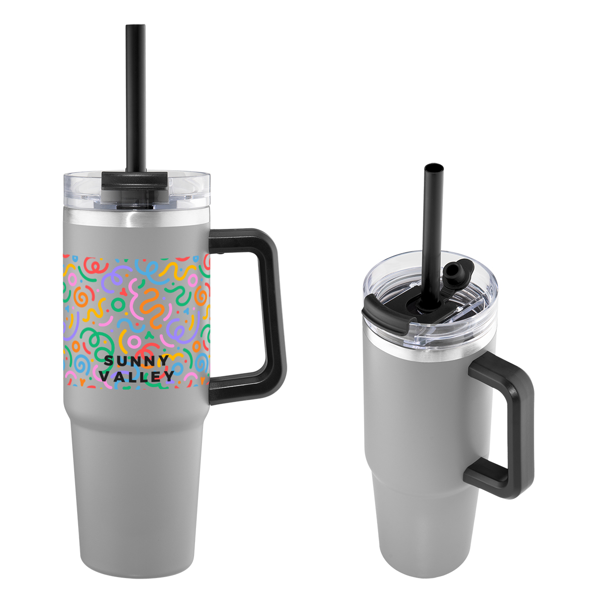 Picture of 30 Oz. Full Color Intrepid Recycled Stainless Steel Tumbler