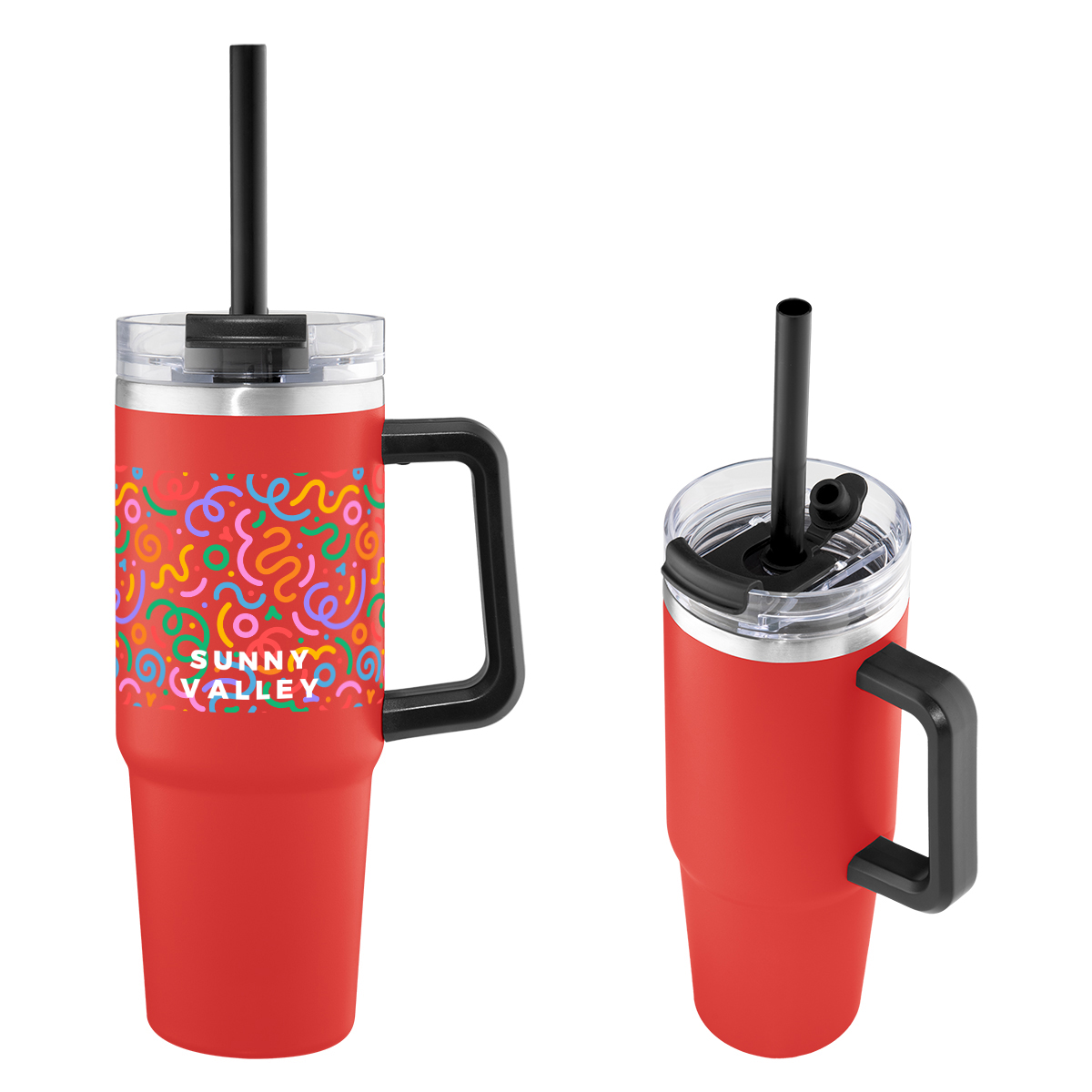 Picture of 30 Oz. Full Color Intrepid Recycled Stainless Steel Tumbler