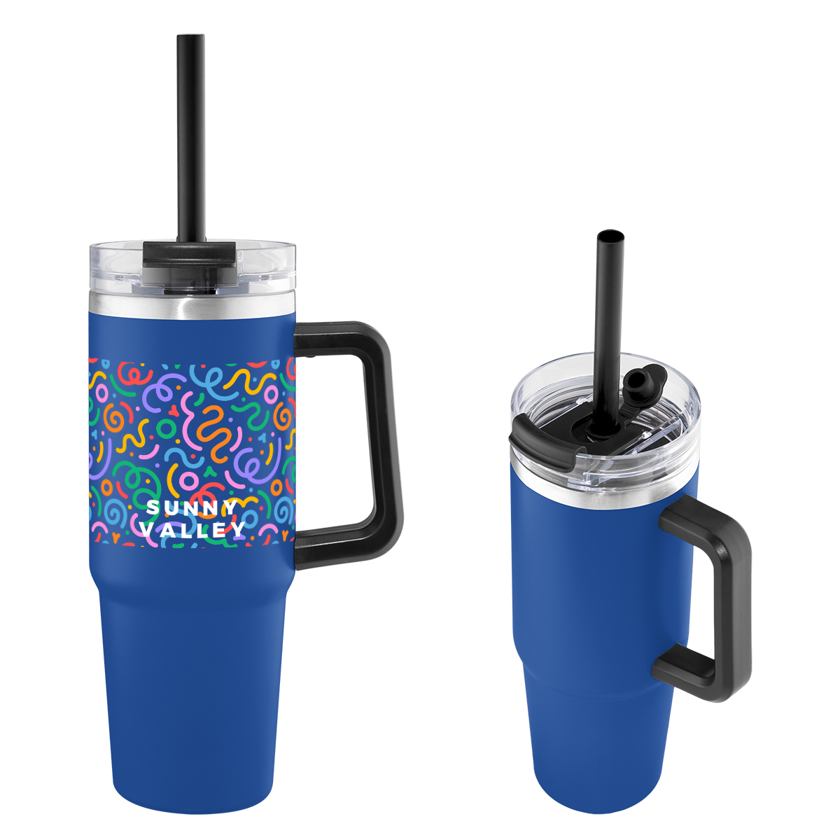 Picture of 30 Oz. Full Color Intrepid Recycled Stainless Steel Tumbler
