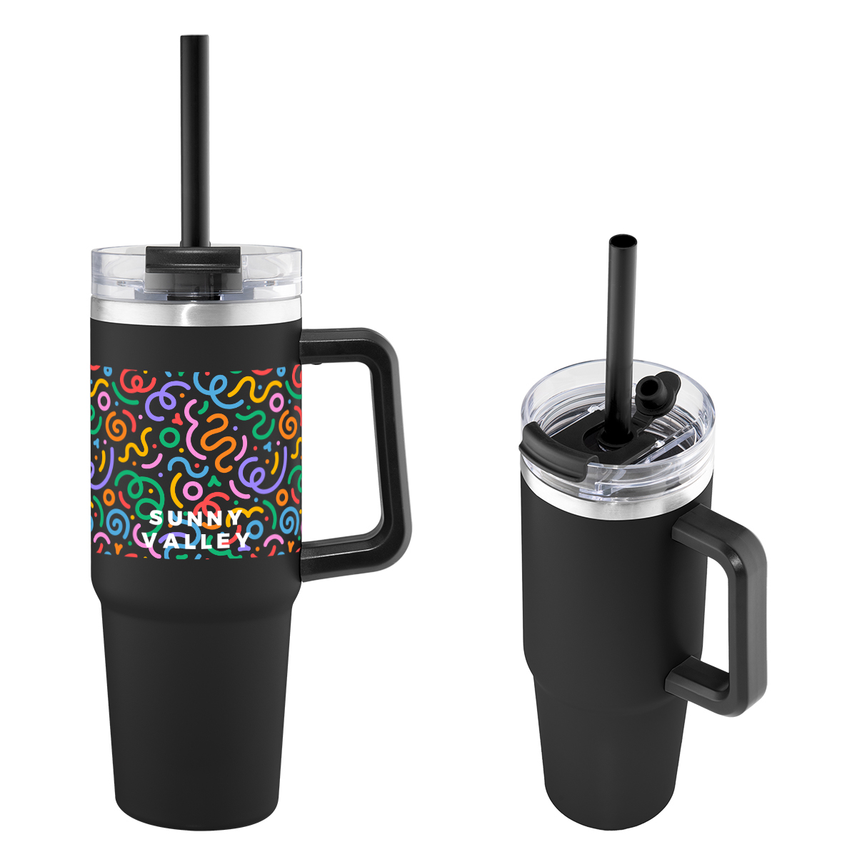 Picture of 30 Oz. Full Color Intrepid Recycled Stainless Steel Tumbler
