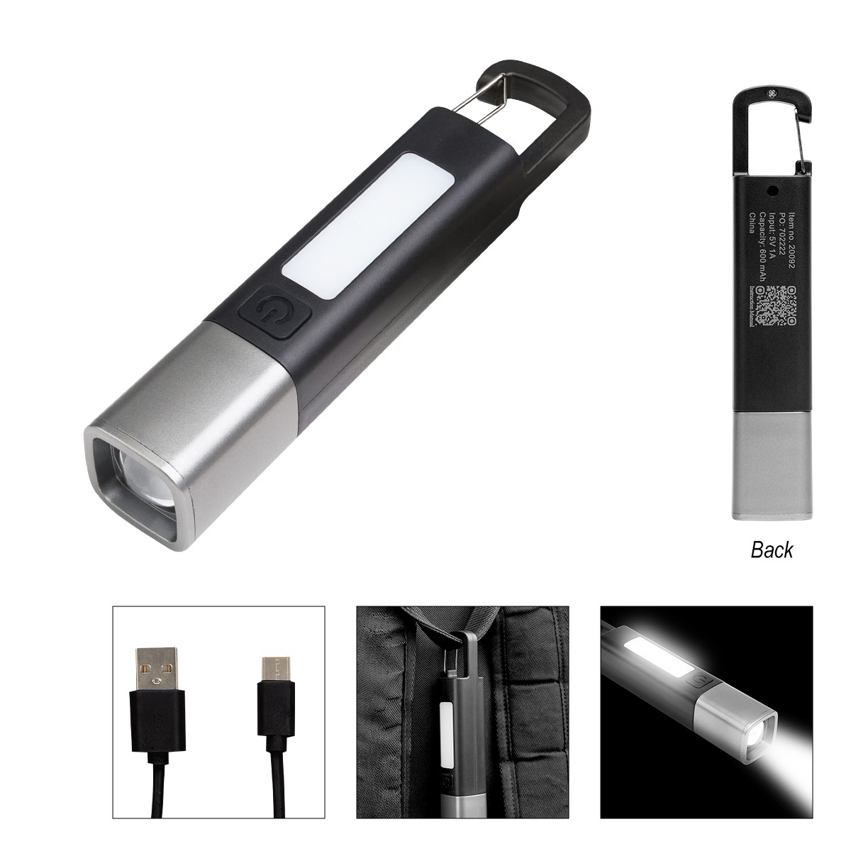 Picture of Trailblazer Rechargeable Cob Flashlight