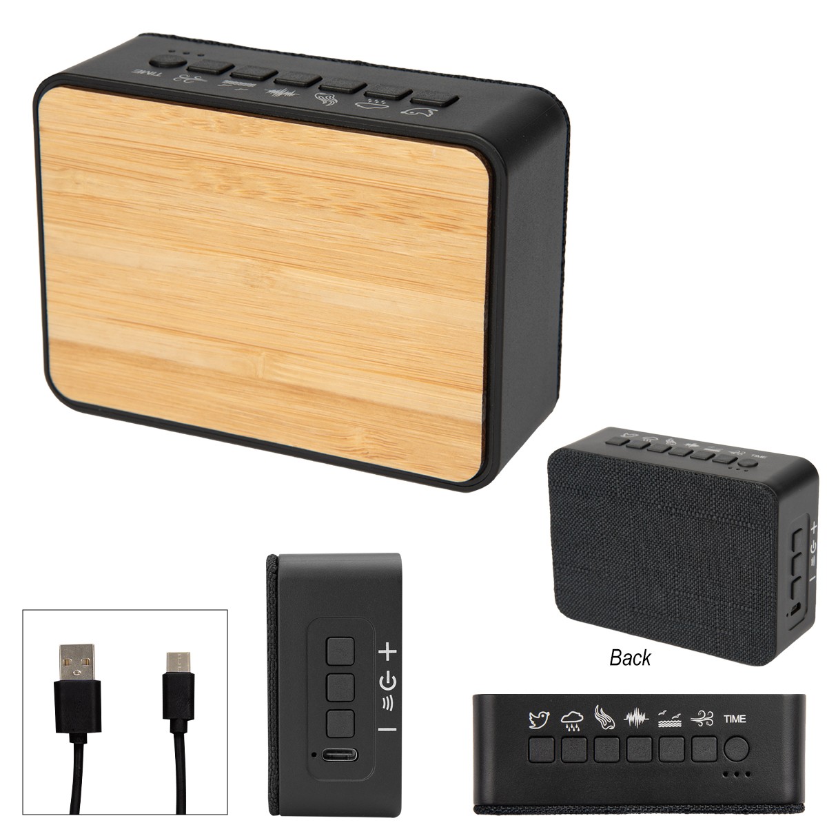 Picture of Sound Asleep Bamboo White Noise Machine & Speaker 2.0