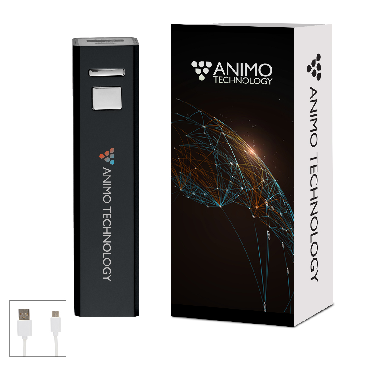 Picture of Ul Listed 2,200 Mah On-the-go Power Bank 2.0 With Custom Box