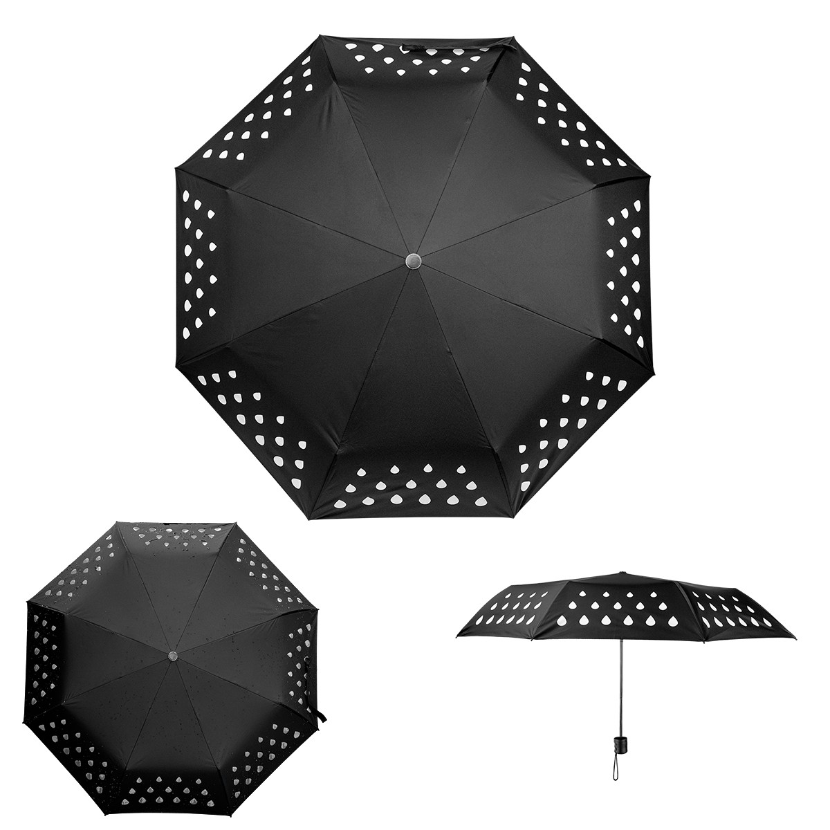 Picture of 42" Color Changing Umbrella With 100% Rpet Canopy