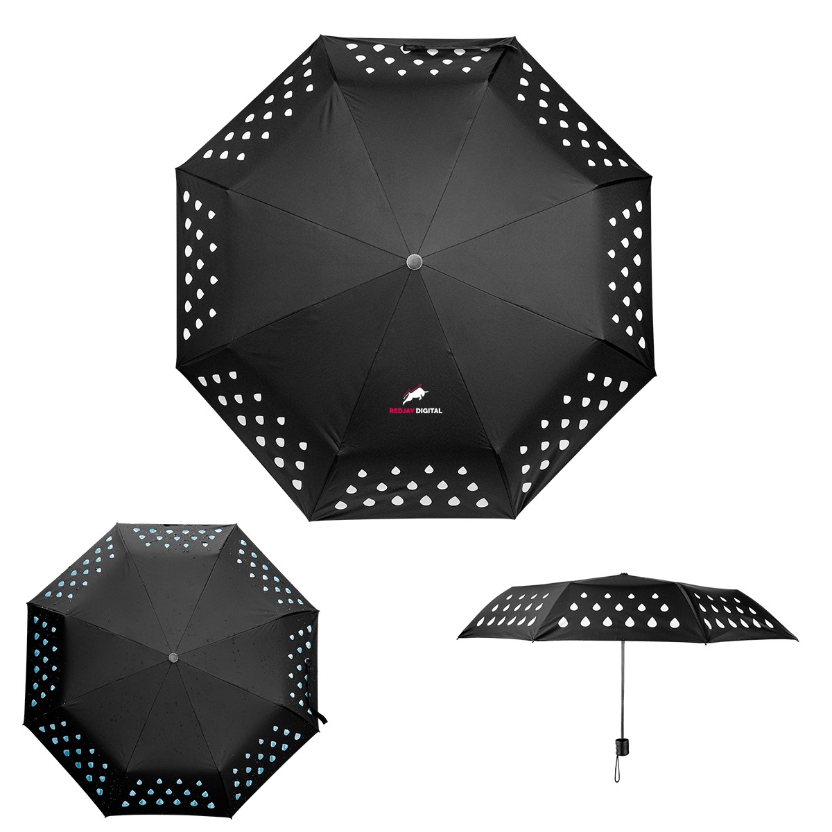 Picture of 42" Color Changing Umbrella With 100% Rpet Canopy