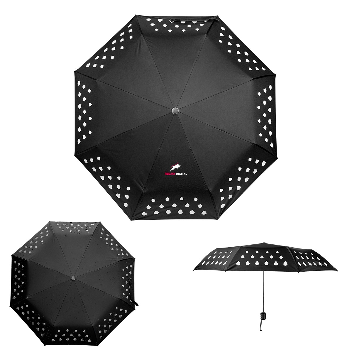 Picture of 42" Color Changing Umbrella With 100% Rpet Canopy