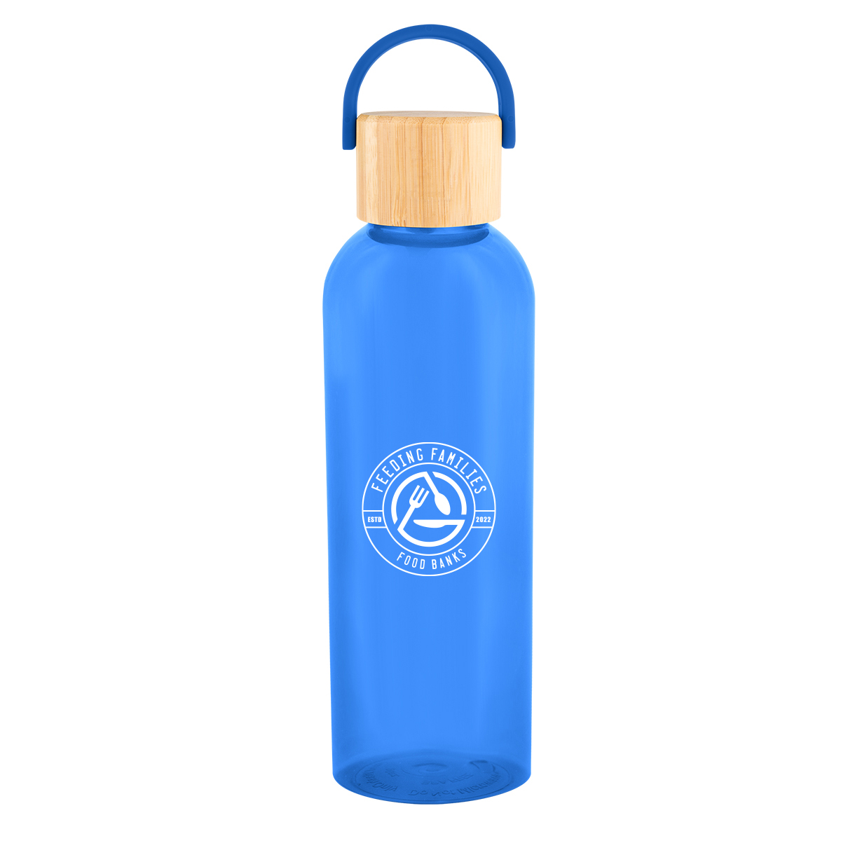 Picture of 20 Oz. Ally Rpet Bottle With Bamboo Lid And Easy Carry Handle