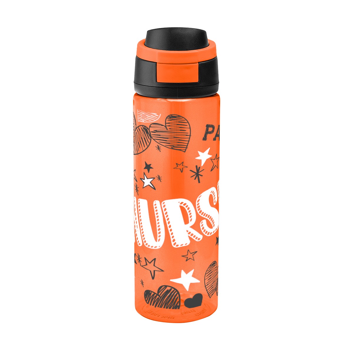 Picture of 24 Oz. Full Color Pop Sip Rpet Bottle