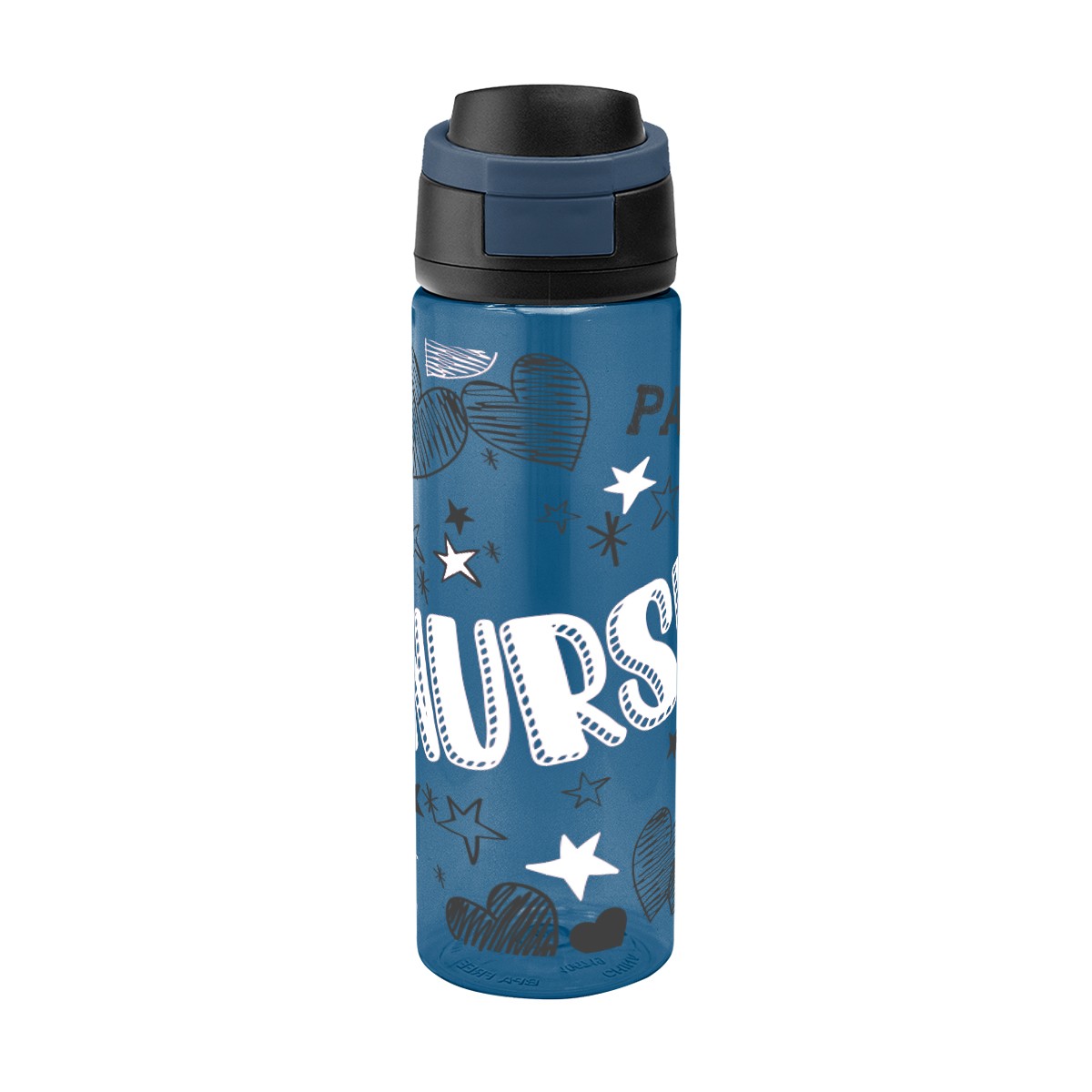 Picture of 24 Oz. Full Color Pop Sip Rpet Bottle