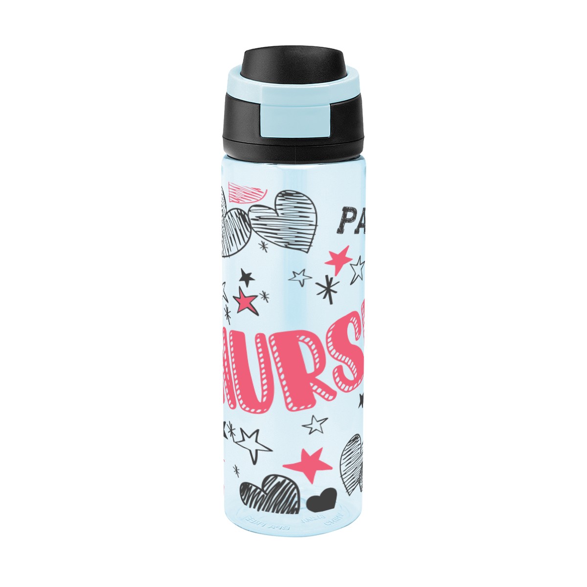 Picture of 24 Oz. Full Color Pop Sip Rpet Bottle