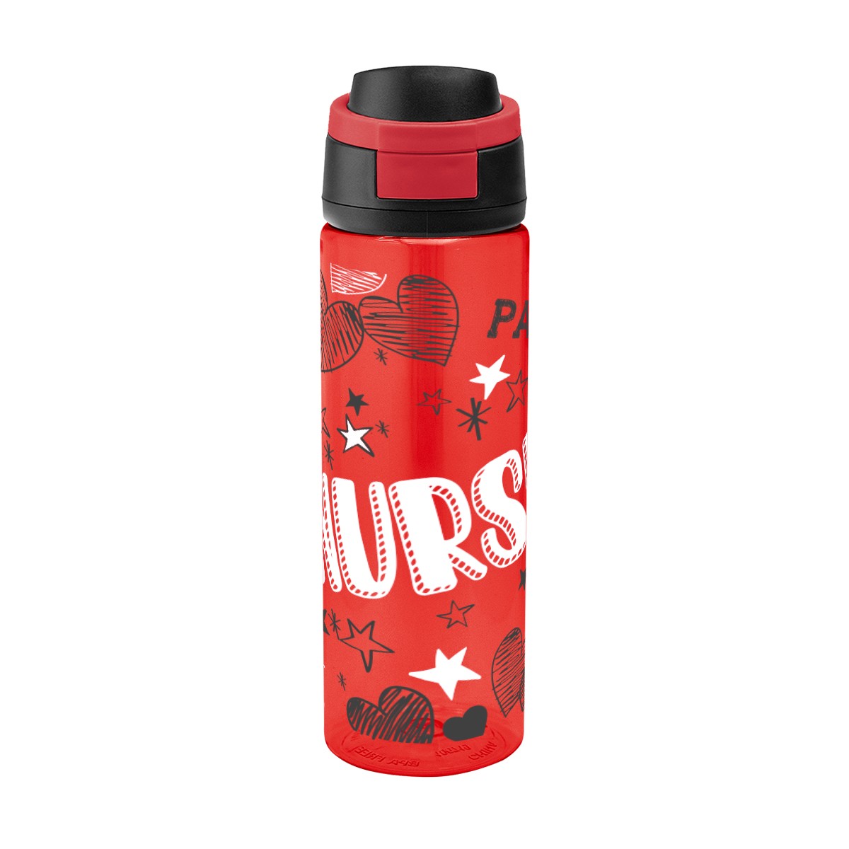 Picture of 24 Oz. Full Color Pop Sip Rpet Bottle