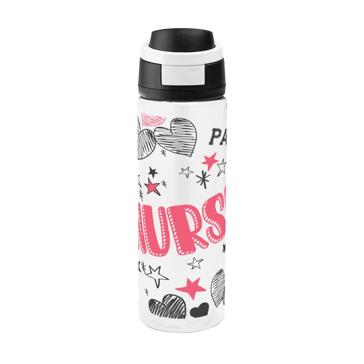 Picture of 24 Oz. Full Color Pop Sip Rpet Bottle