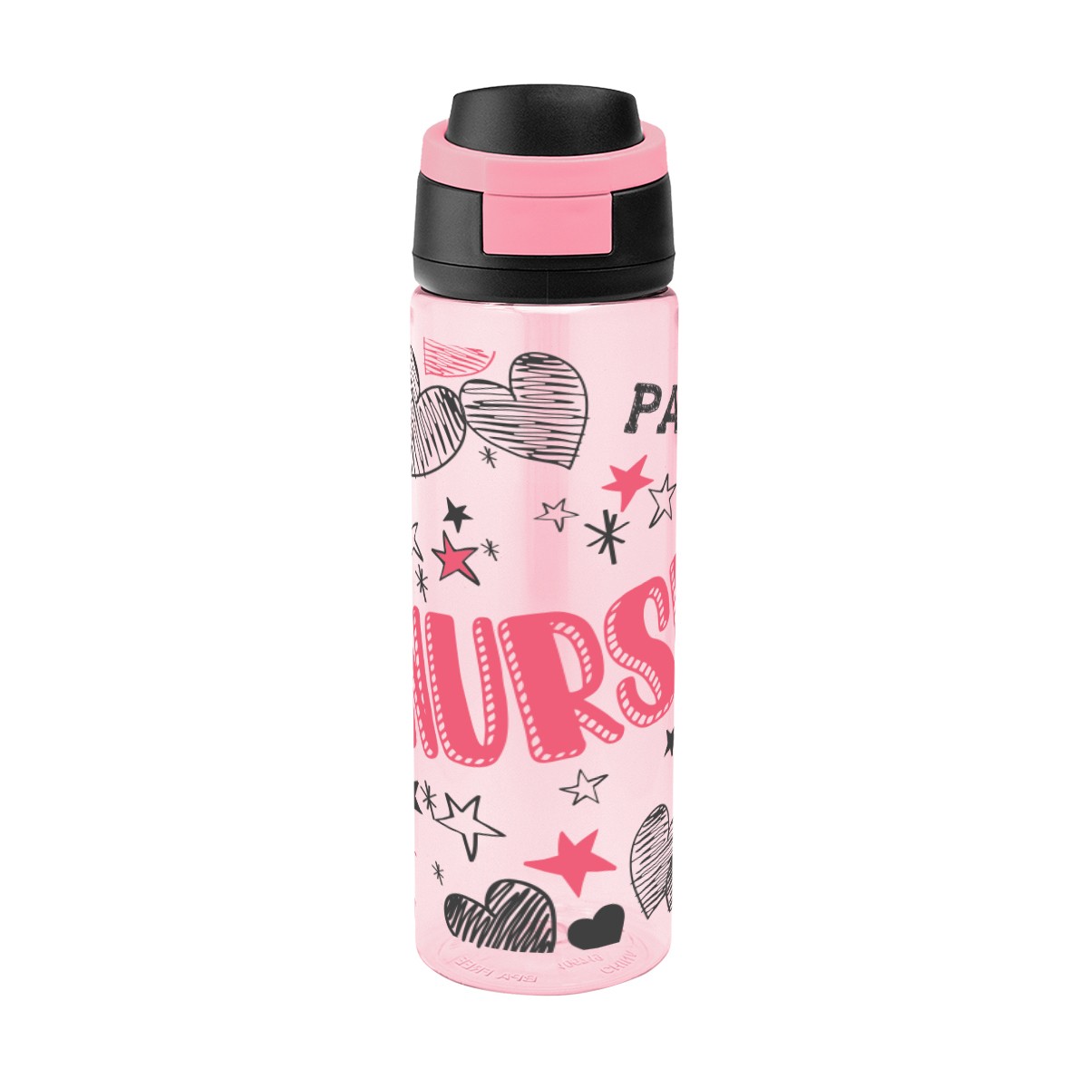 Picture of 24 Oz. Full Color Pop Sip Rpet Bottle