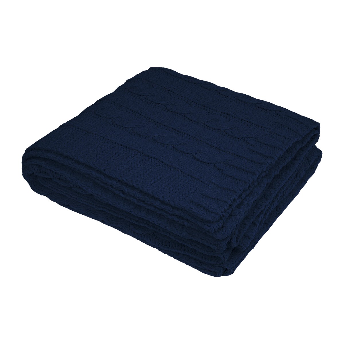 Picture of Cable Knit Rpet Chenille Blanket