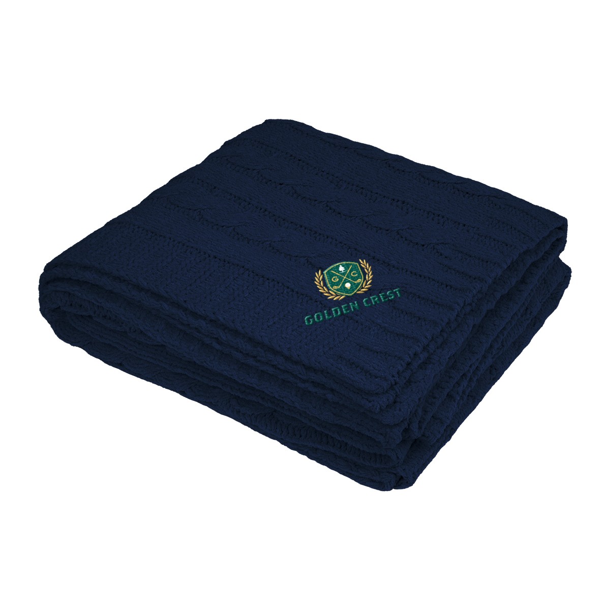 Picture of Cable Knit Rpet Chenille Blanket