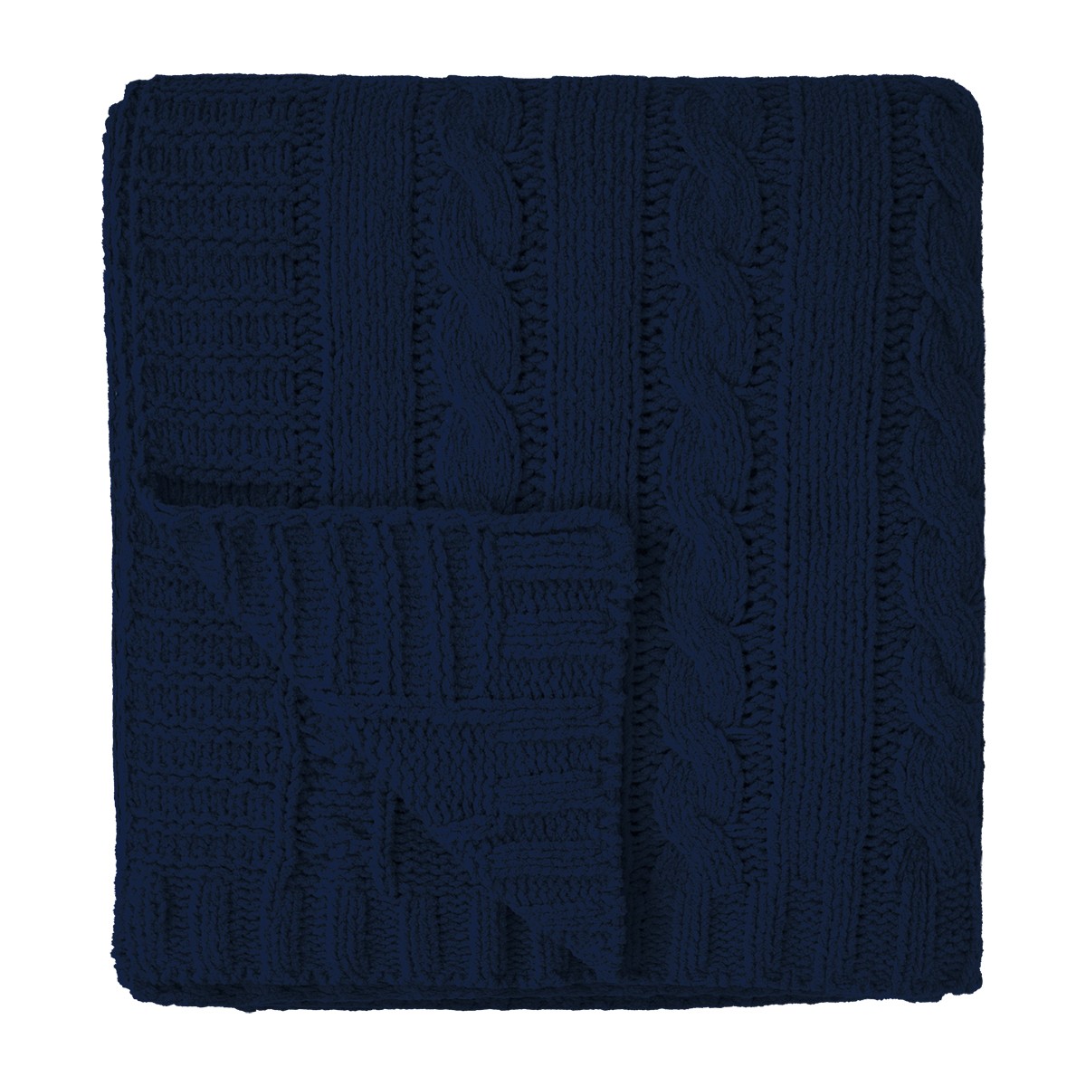 Picture of Cable Knit Rpet Chenille Blanket