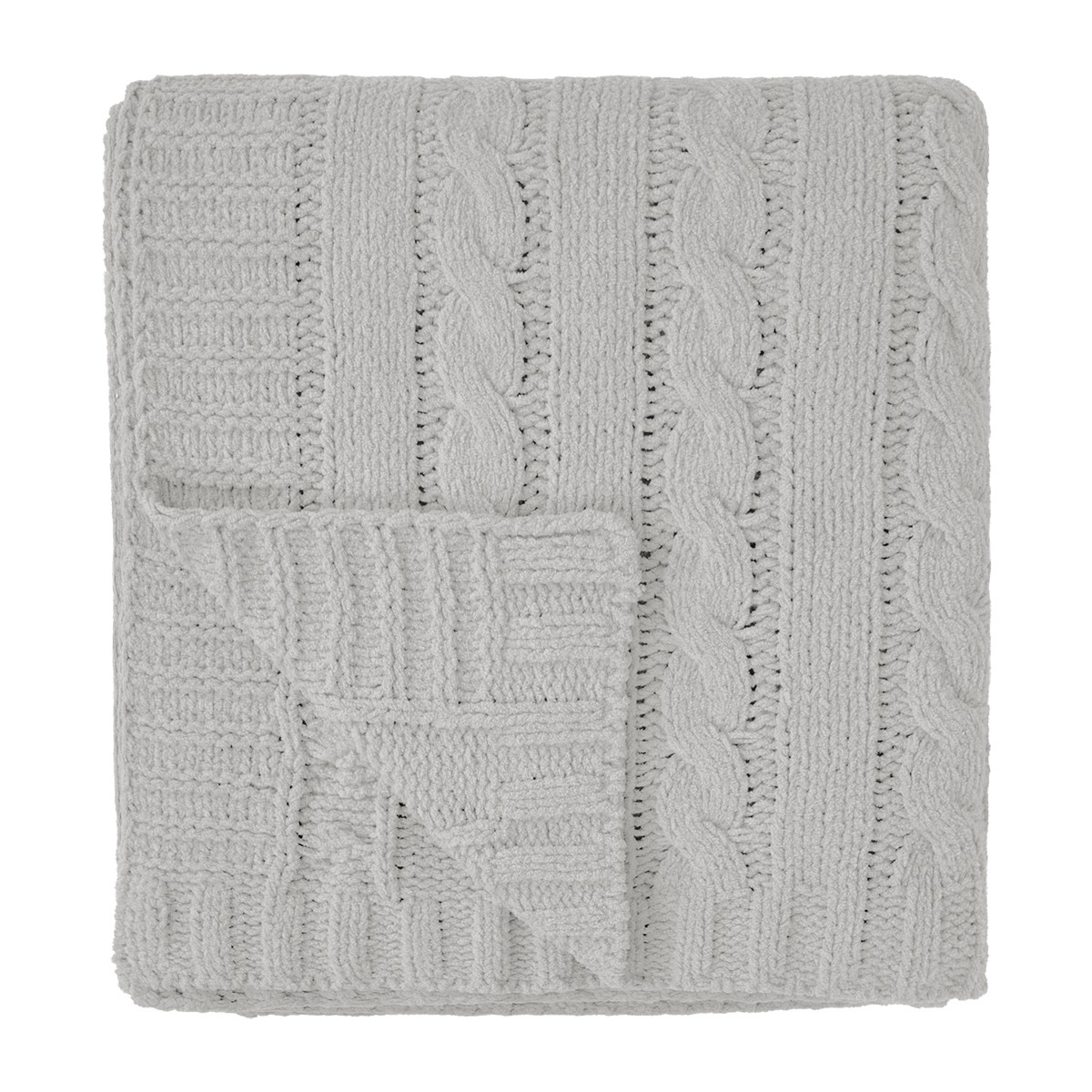 Picture of Cable Knit Rpet Chenille Blanket