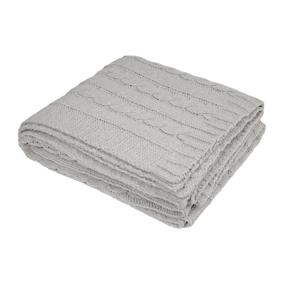Picture of Cable Knit Rpet Chenille Blanket