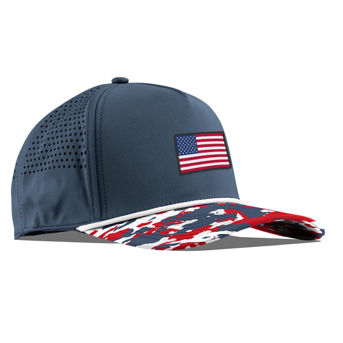 Picture of Branded Bills 545 Bare Curved Usa Camo Rope Cap