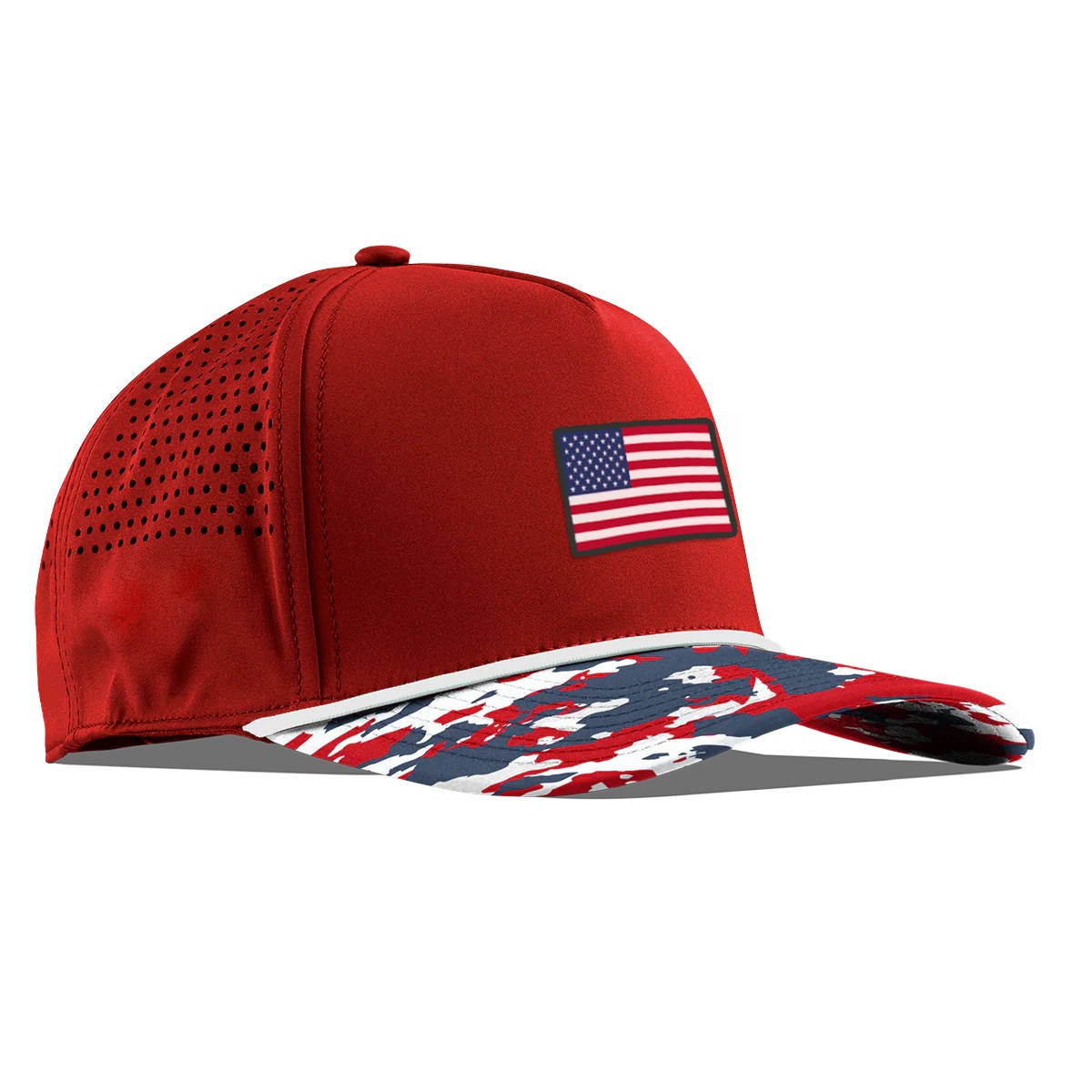 Picture of Branded Bills 545 Bare Curved Usa Camo Rope Cap