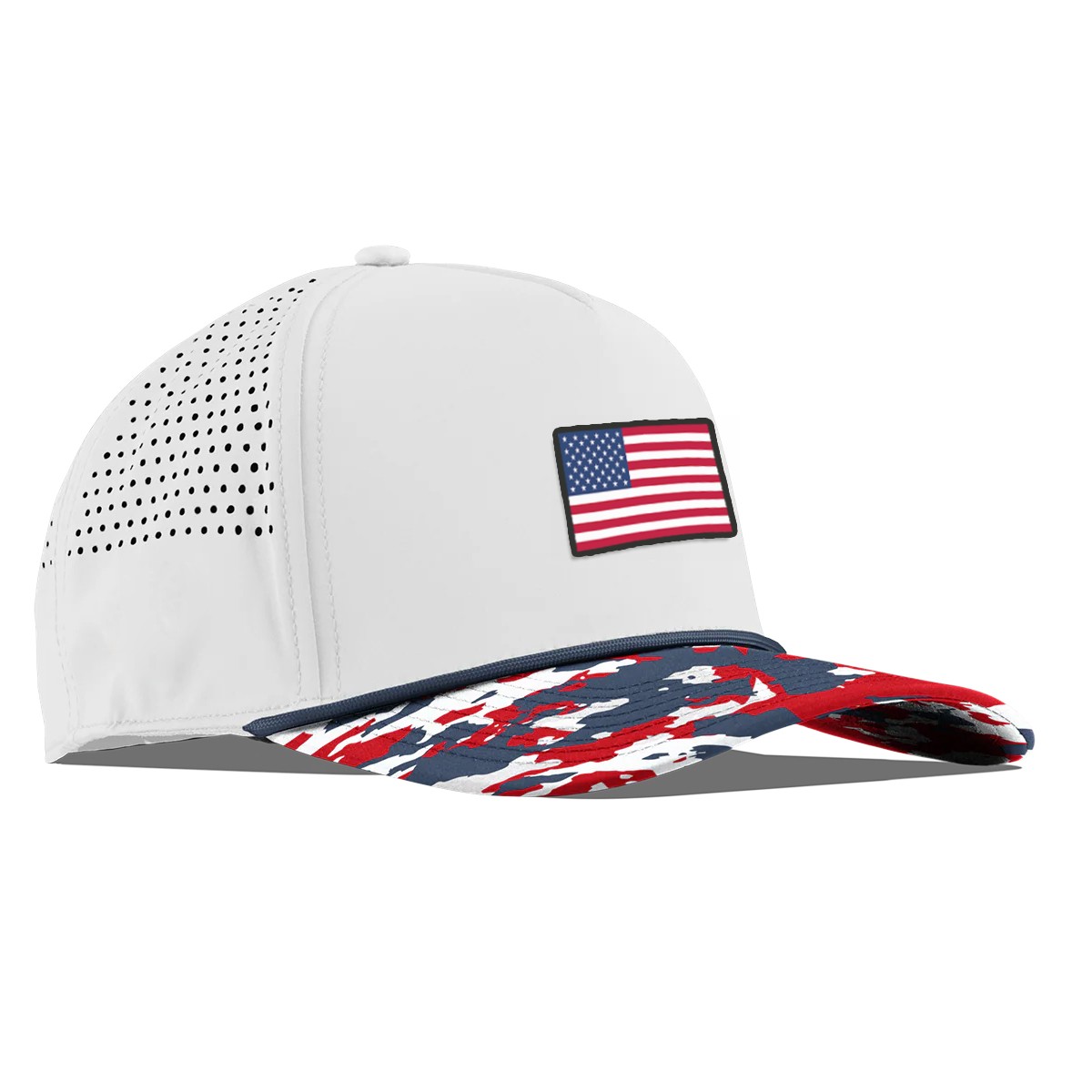 Picture of Branded Bills 545 Bare Curved Usa Camo Rope Cap