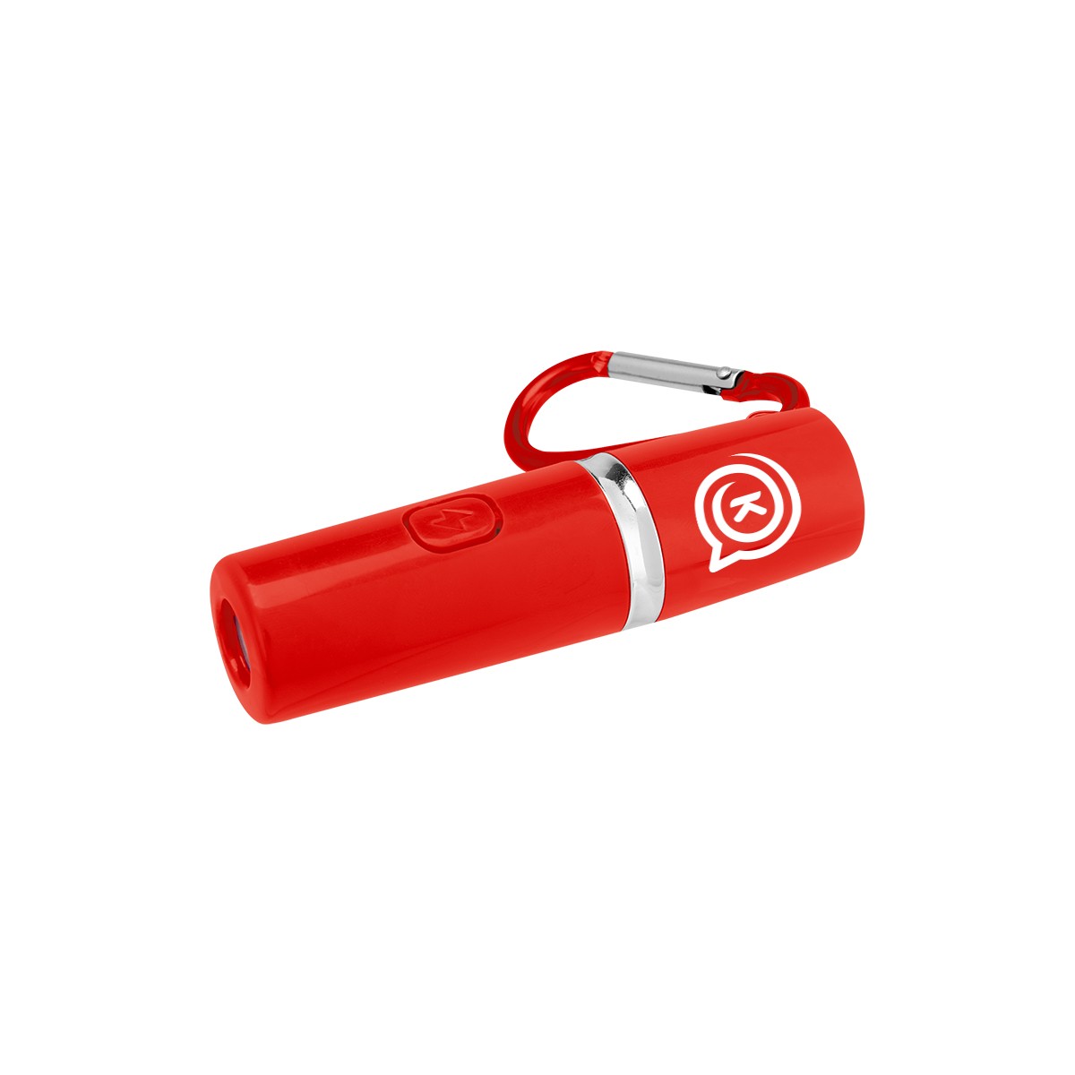 Picture of Rechargeable Portable Alarm And Flashlight With Carabiner Attachment