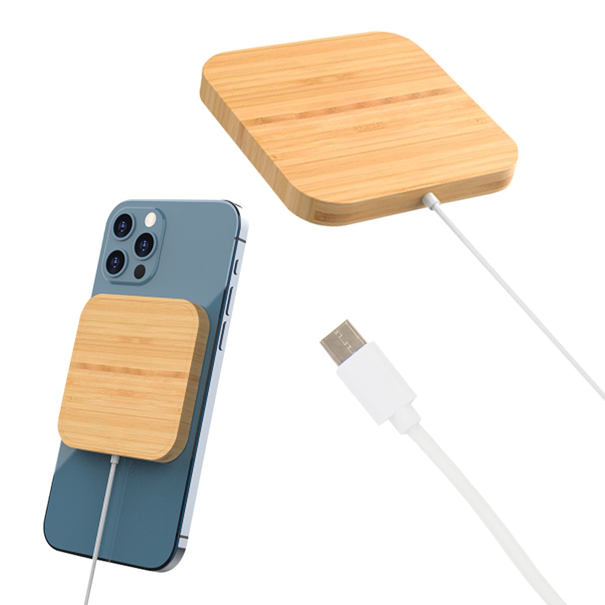 Picture of Mag Max Bamboo Magnetic Wireless Charger 2.0