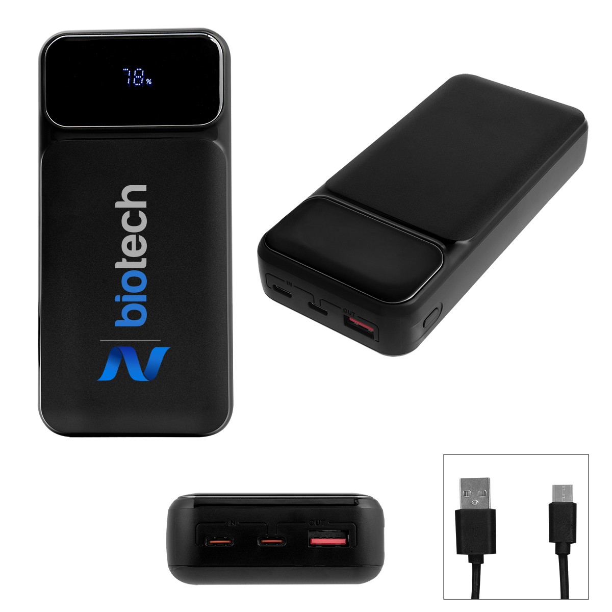 Picture of 65w Fast Charge 20,000 Mah Laptop Power Bank