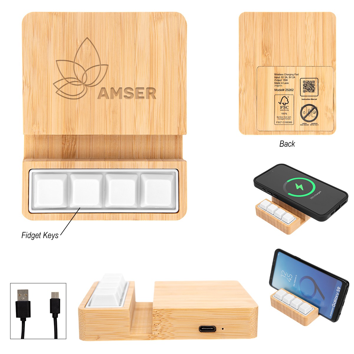 Picture of Stress Relief Wireless Charging Phone Stand