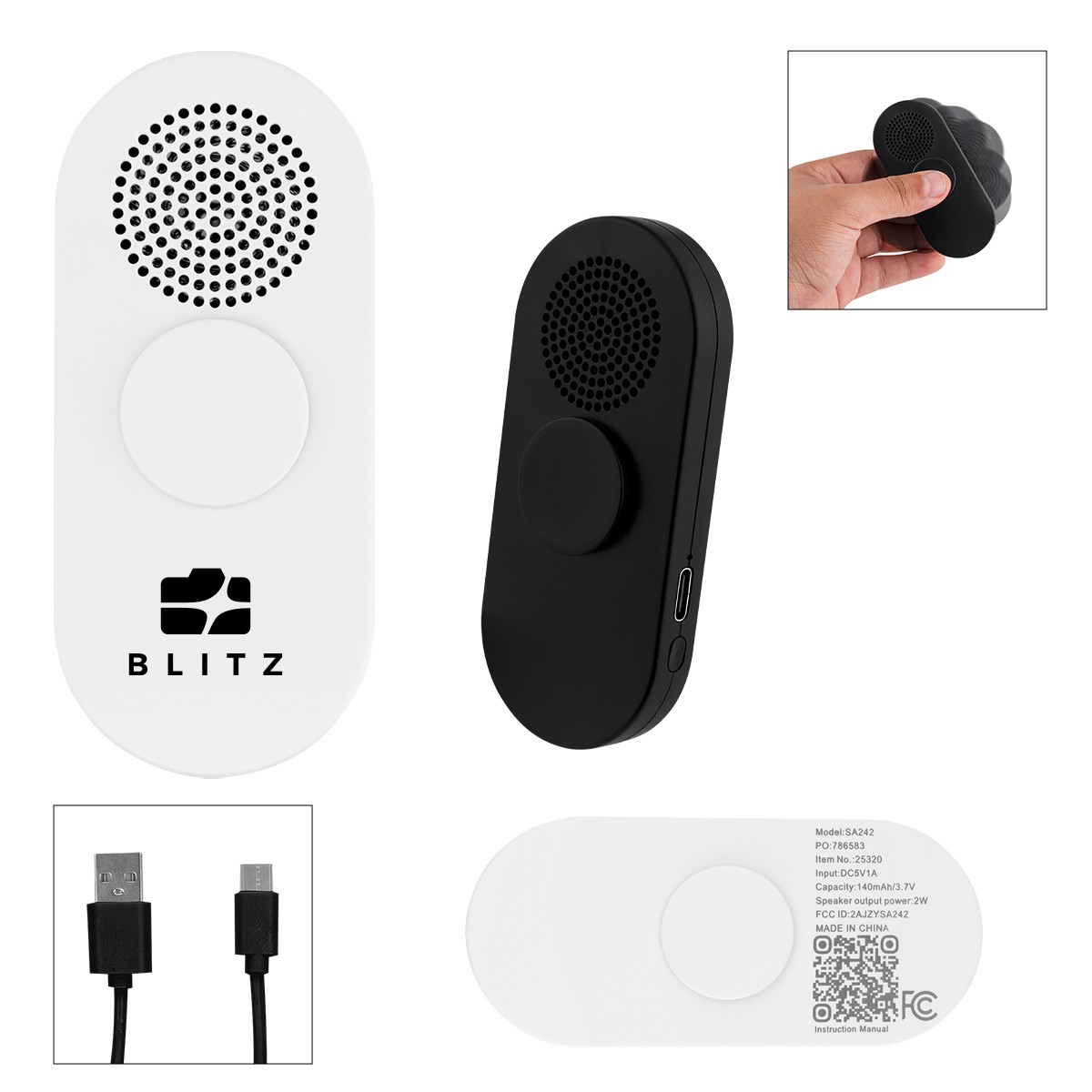 Picture of Rabs Fun Spinner Wireless Speaker