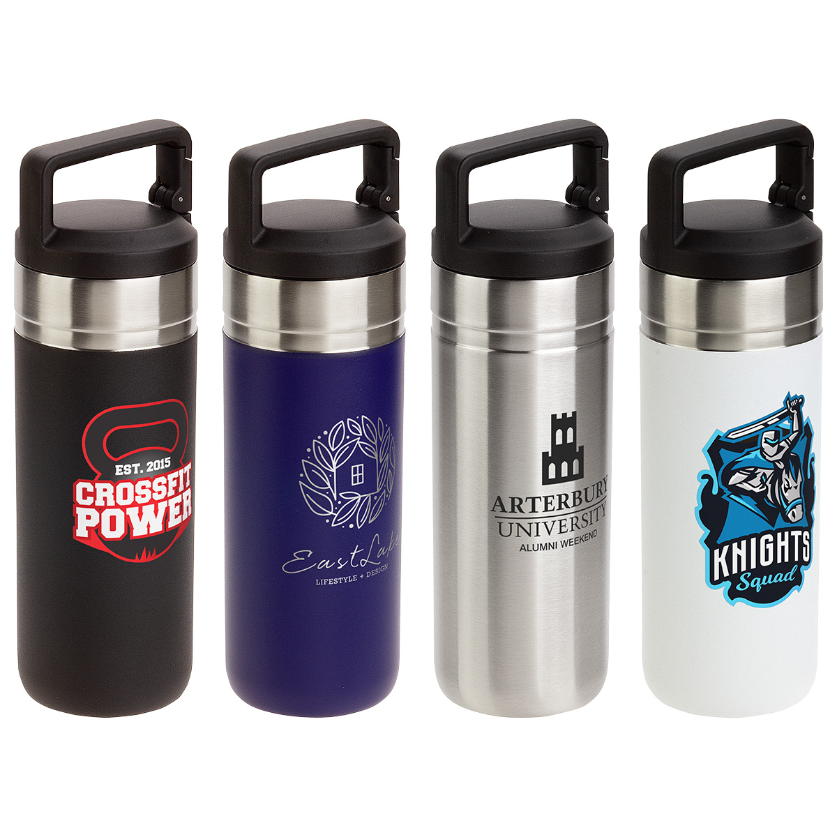 Picture of Dante 20 oz Vacuum Insulated Bottle with Carabiner Lid