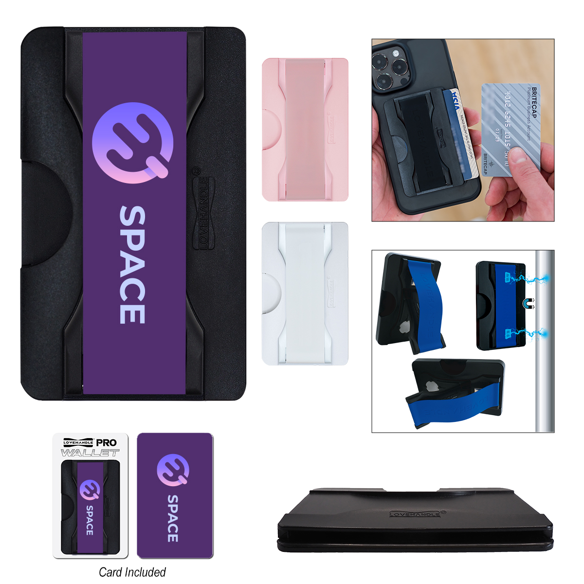 Picture of Lovehandle® Pro Wallet Phone Grip