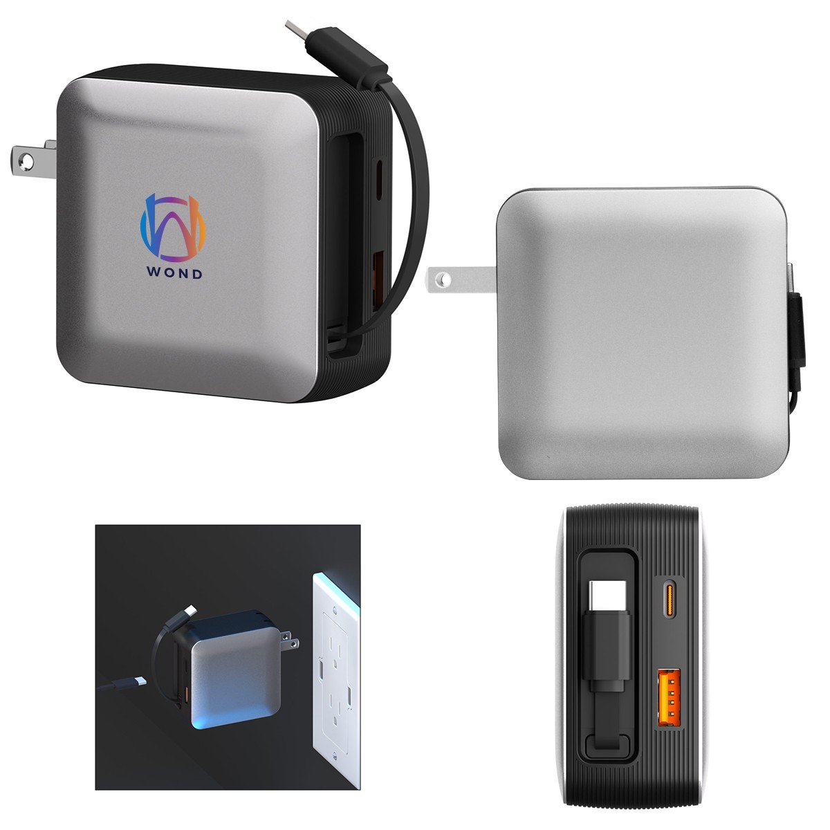 Picture of 65w Phonesuit® Novo Wall Charger Pro