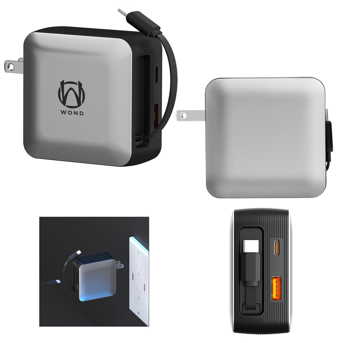 Picture of 65w Phonesuit® Novo Wall Charger Pro