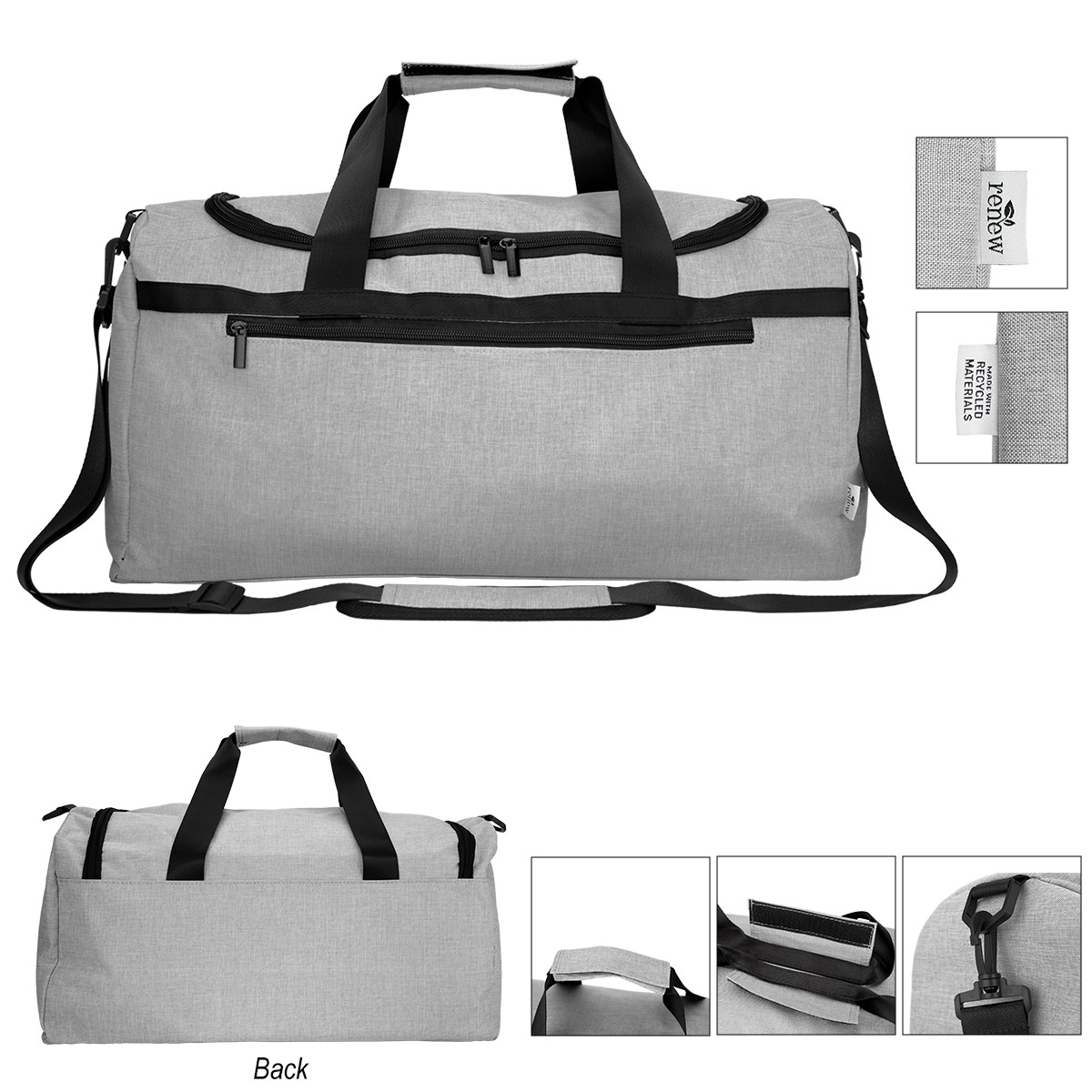 Picture of Habitat Rpet Heathered Duffel Bag