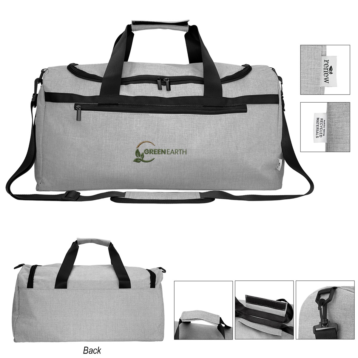 Picture of Habitat Rpet Heathered Duffel Bag