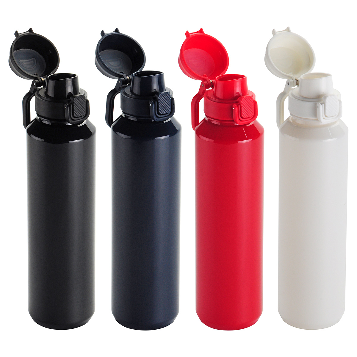 Picture of Switchback 27 oz RPET Bottle with Snap-Top Lid & Carabiner