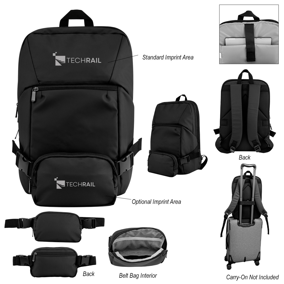 Picture of Yosemite Backpack With Removeable Belt Bag