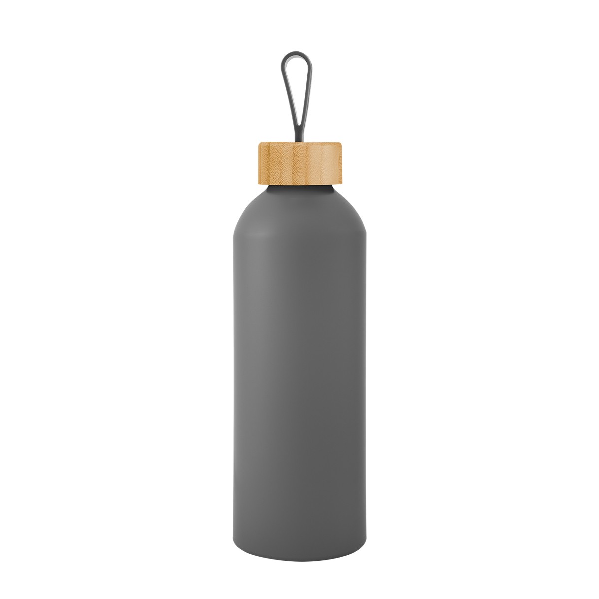 Picture of 25 Oz. Blaire Recycled Aluminum Bottle With Bamboo Lid And Carry Handle
