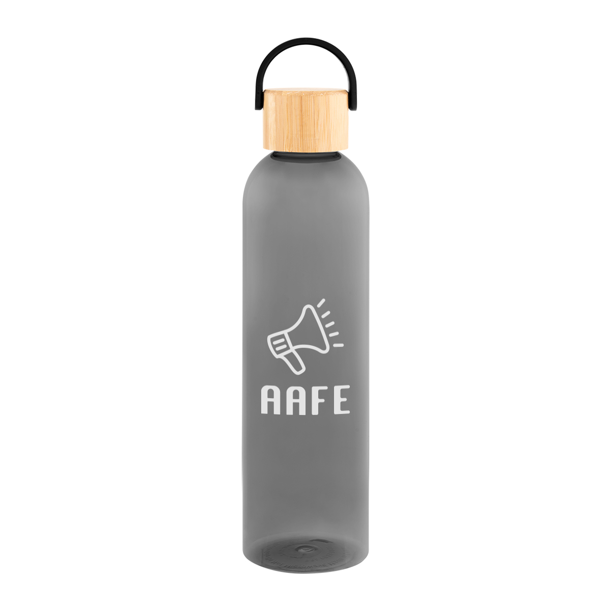 Picture of 32 Oz. Jeffrey Rpet Bottle With Bamboo Lid And Easy Carry Handle
