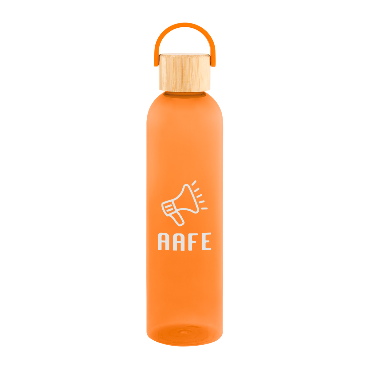 Picture of 32 Oz. Jeffrey Rpet Bottle With Bamboo Lid And Easy Carry Handle