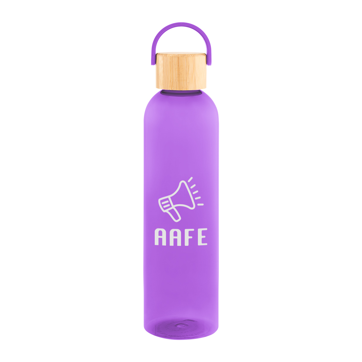 Picture of 32 Oz. Jeffrey Rpet Bottle With Bamboo Lid And Easy Carry Handle