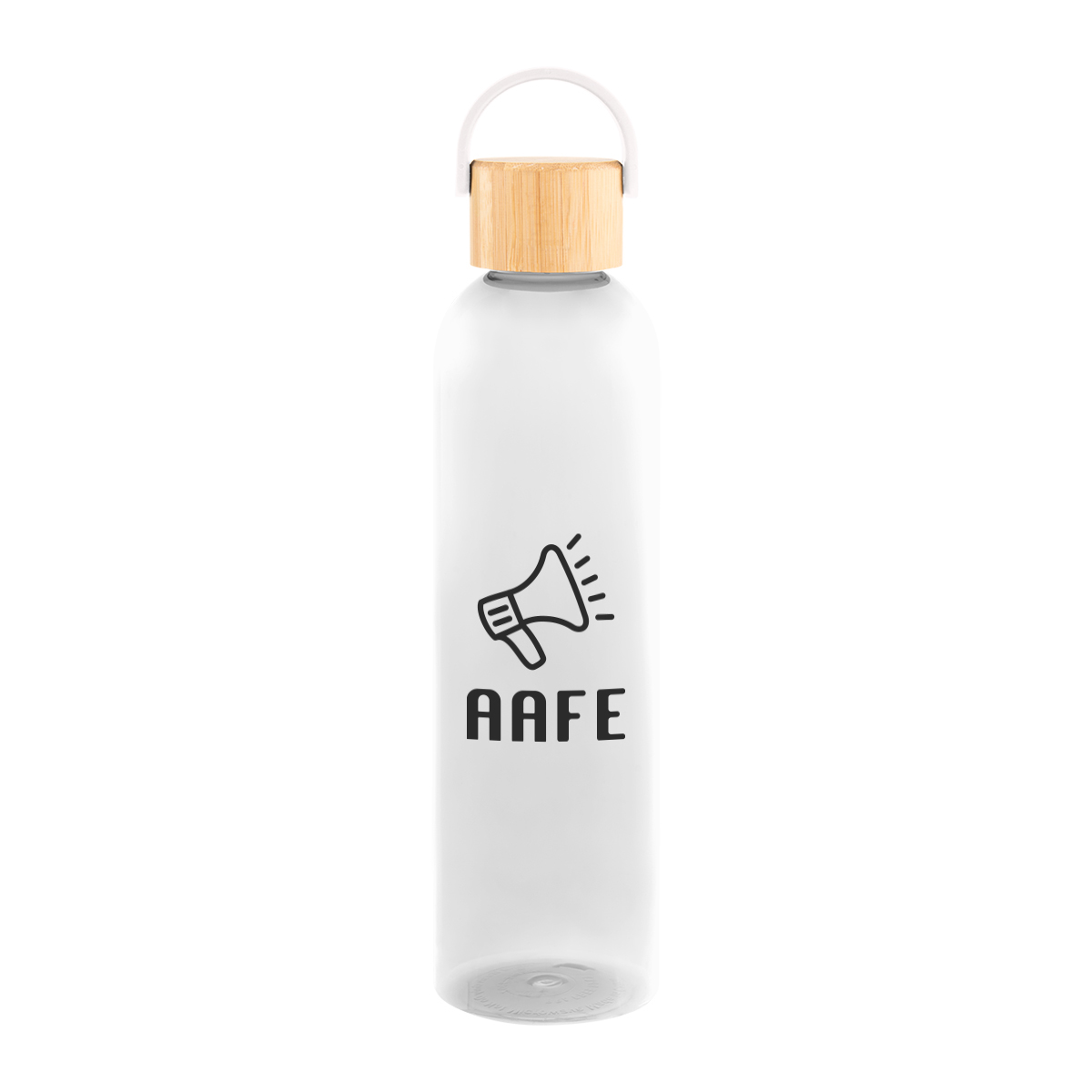 Picture of 32 Oz. Jeffrey Rpet Bottle With Bamboo Lid And Easy Carry Handle