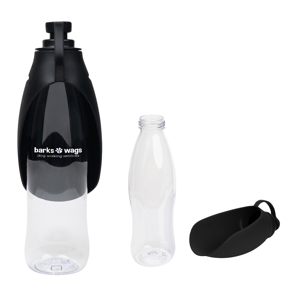 Picture of 21 Oz. Recycled Pet Water Bottle & Dispensing Bowl