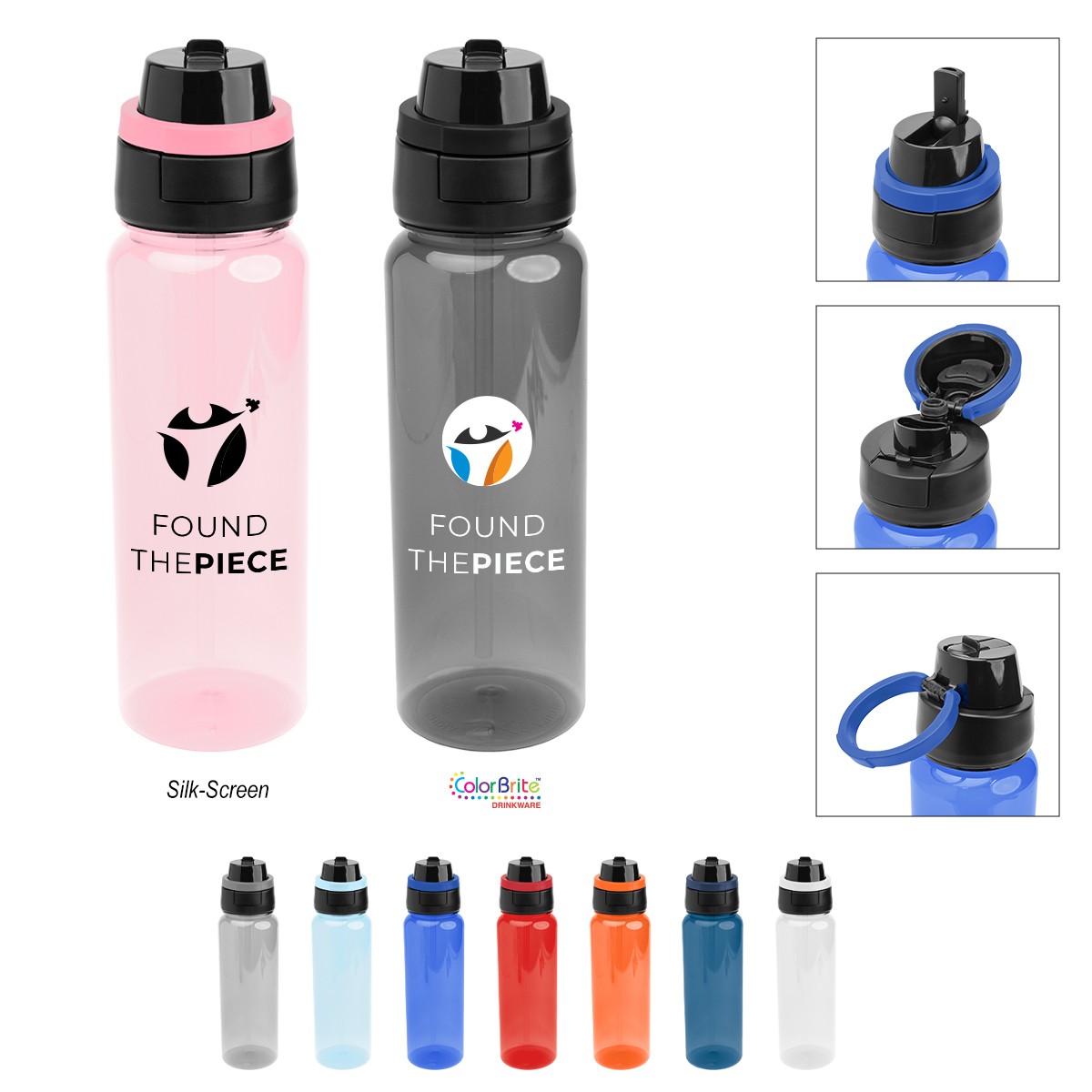 Picture of 32 Oz. Pop Sip & Chug Rpet Bottle
