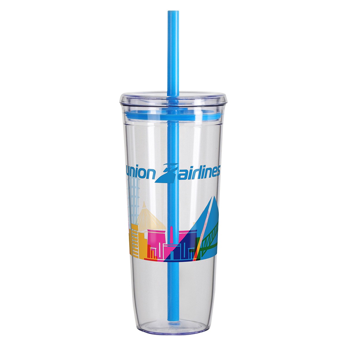 Picture of Norris 20 oz Recycled Acrylic Straw Tumbler