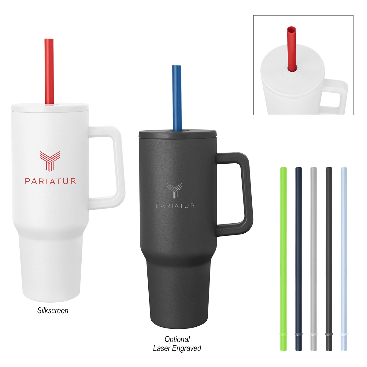 Picture of 40 Oz. Jackson Basics Intrepid Stainless Steel Tumbler