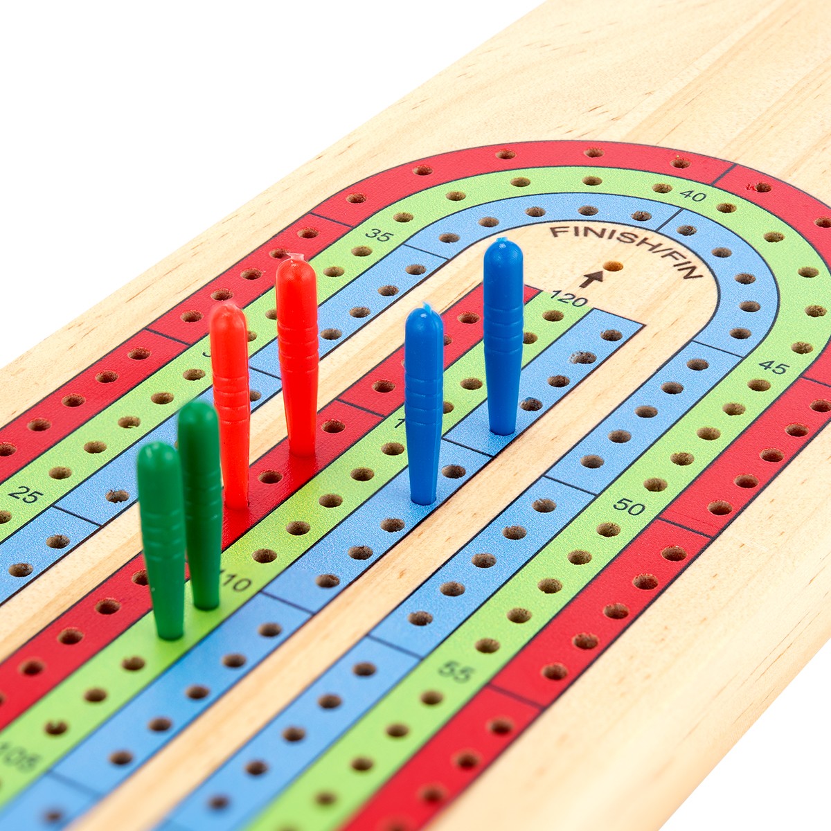 Picture of 3-track Travel Cribbage Game