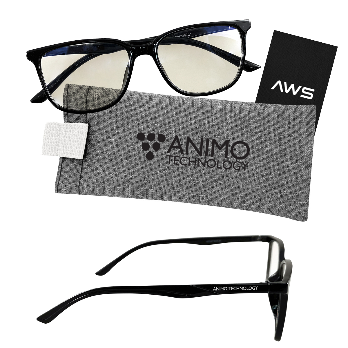 Picture of Aws Blue Light Blocking Glasses With Pouch